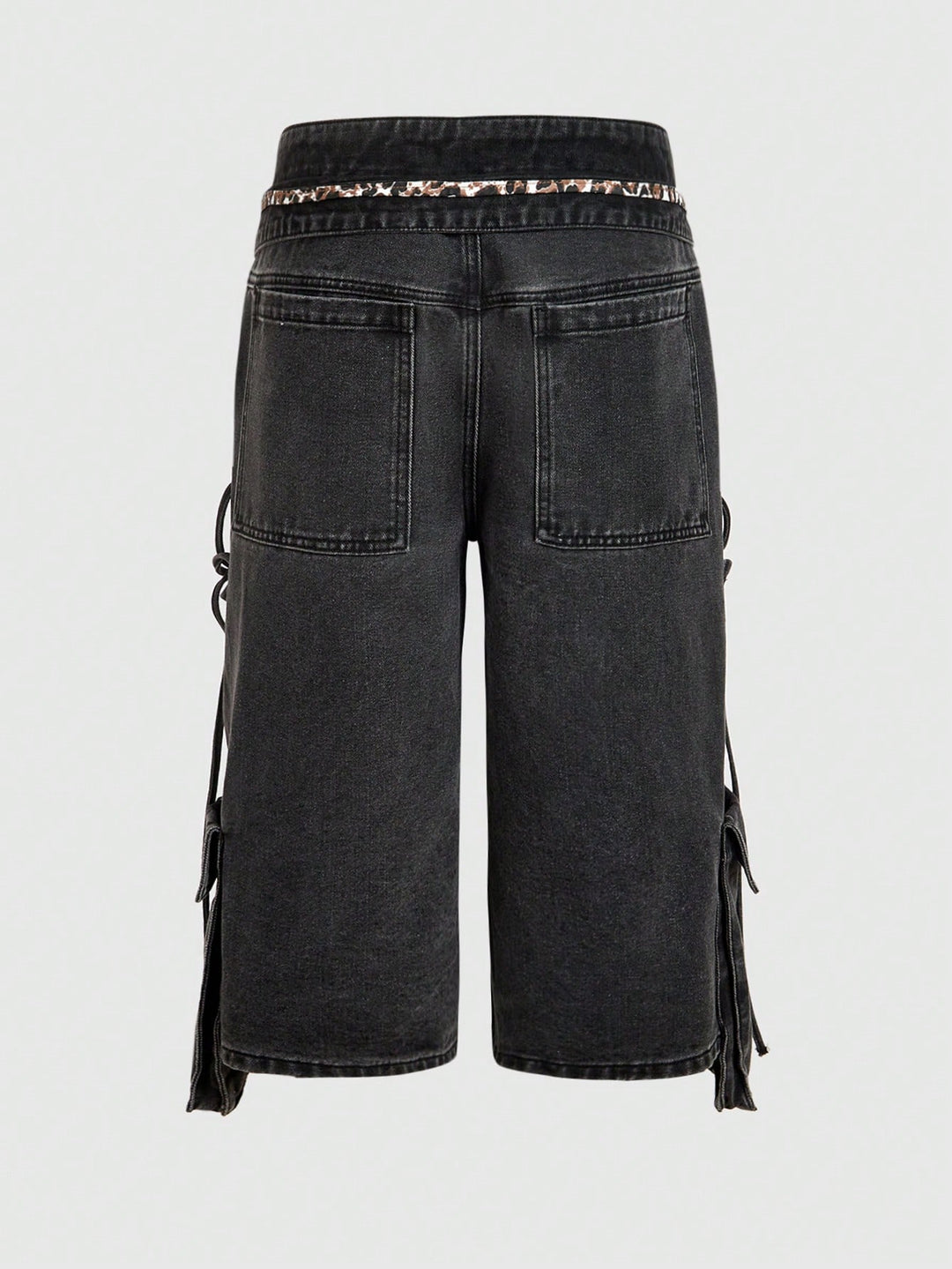 Pantaloni scurți SHEIN, negru