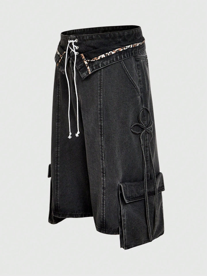 Pantaloni scurți SHEIN, negru