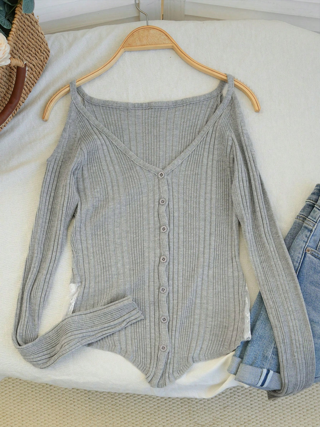 Cardigan SHEIN, gri