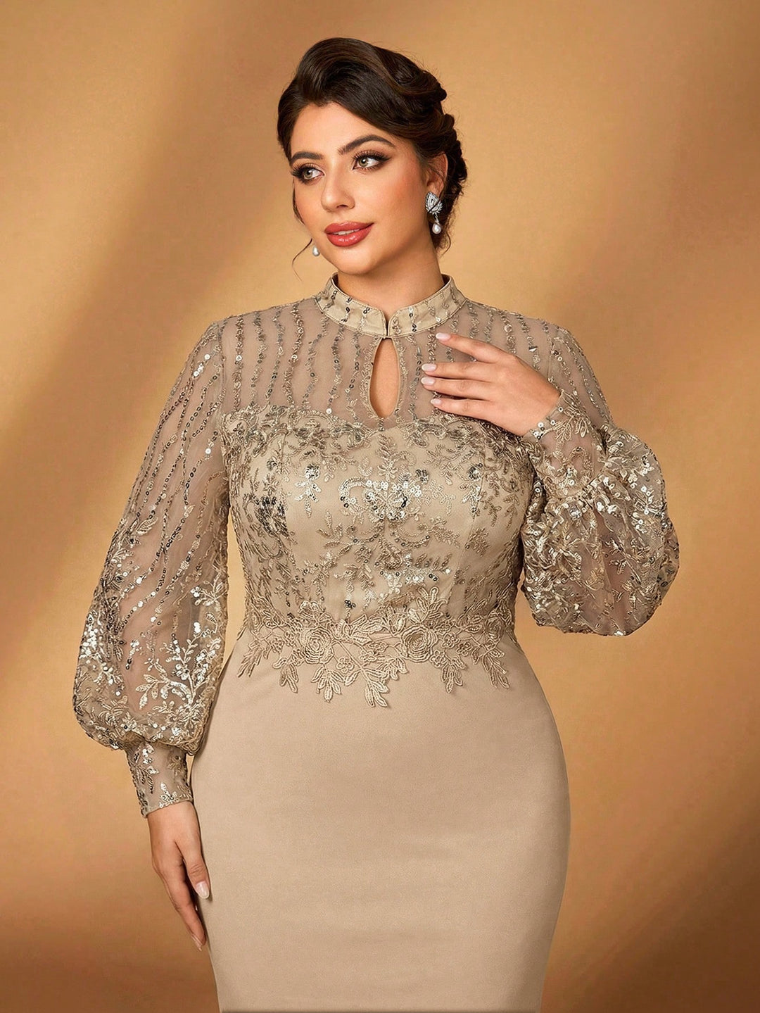 Rochie SHEIN, auriu
