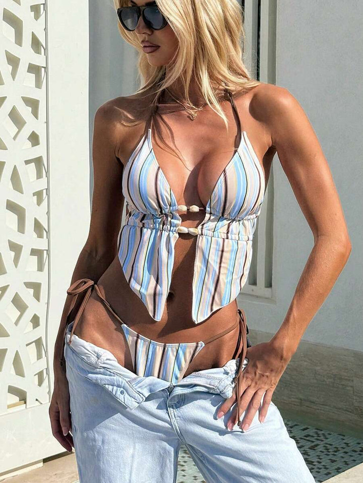 Costum de baie SHEIN, mix culori