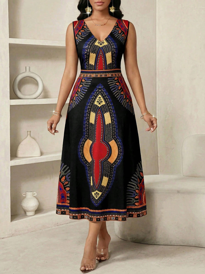 Rochie midi SHEIN, mix culori