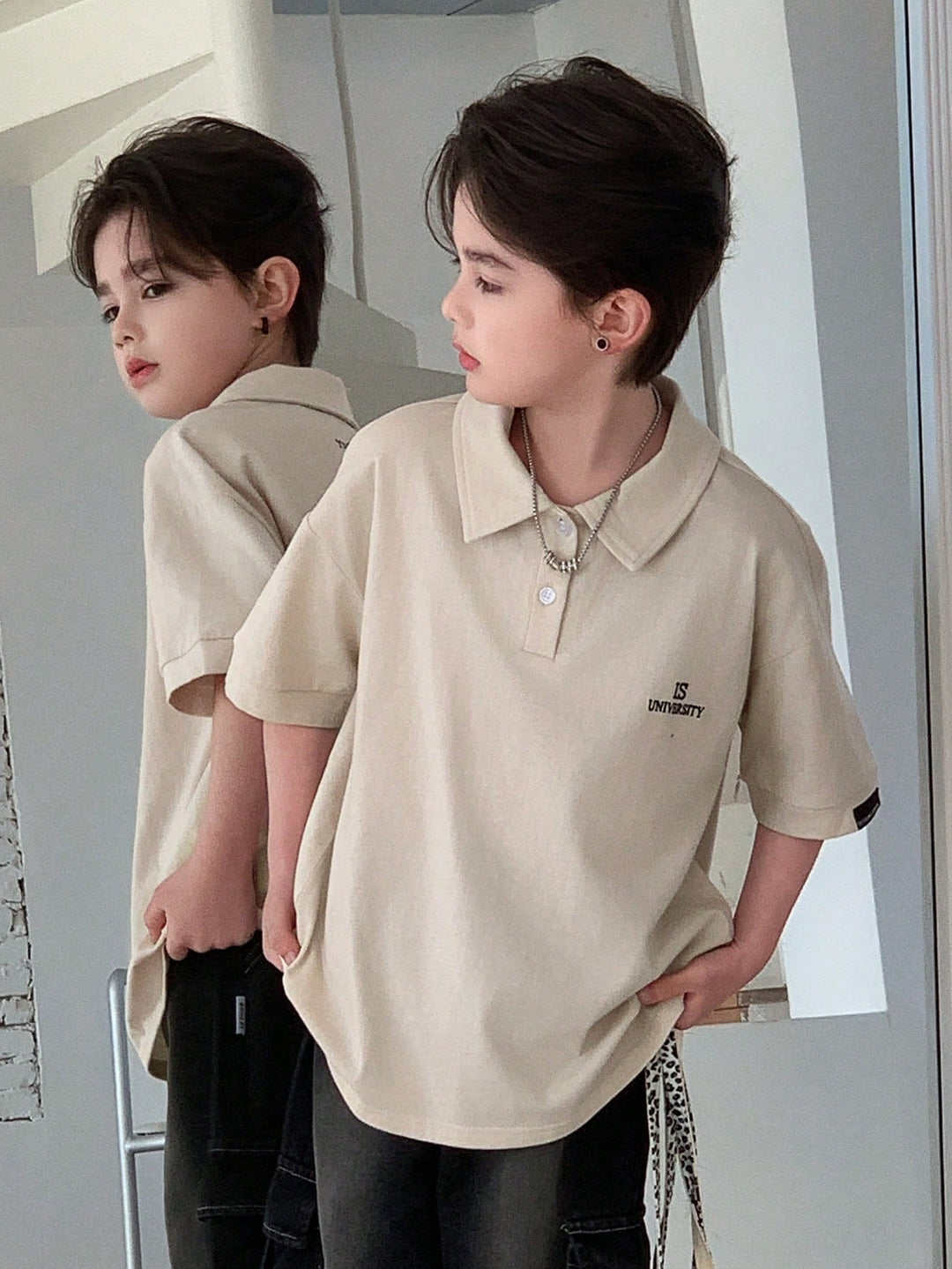 Tricou SHEIN, portocaliu