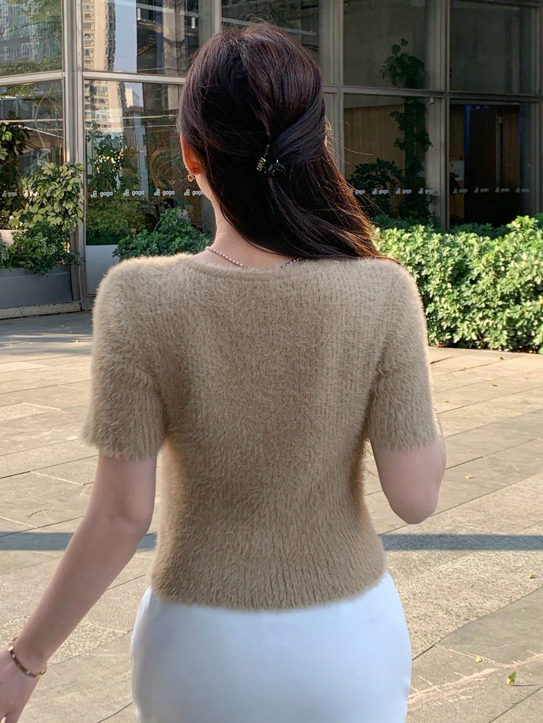Cardigan SHEIN, bej