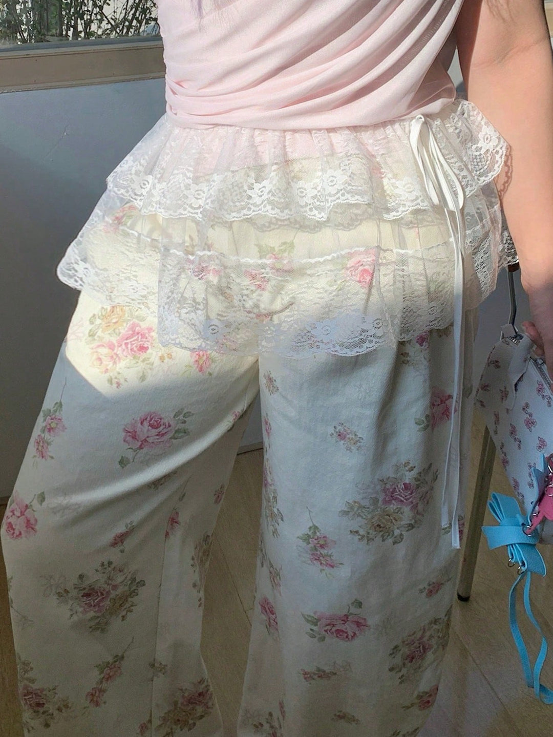 Fustă maxi SHEIN, bej