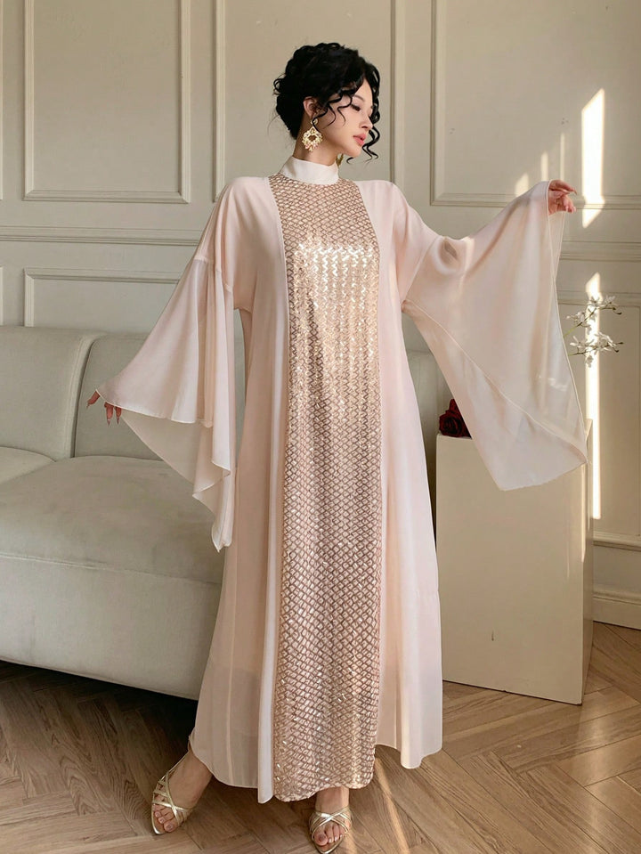 Rochie midi SHEIN, auriu