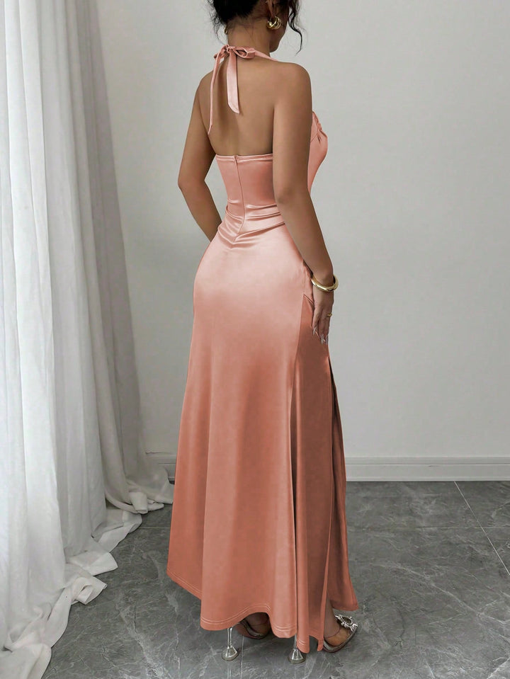 Rochie maxi SHEIN, roz