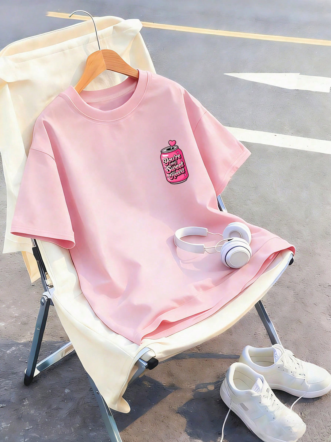 Tricou SHEIN, roz