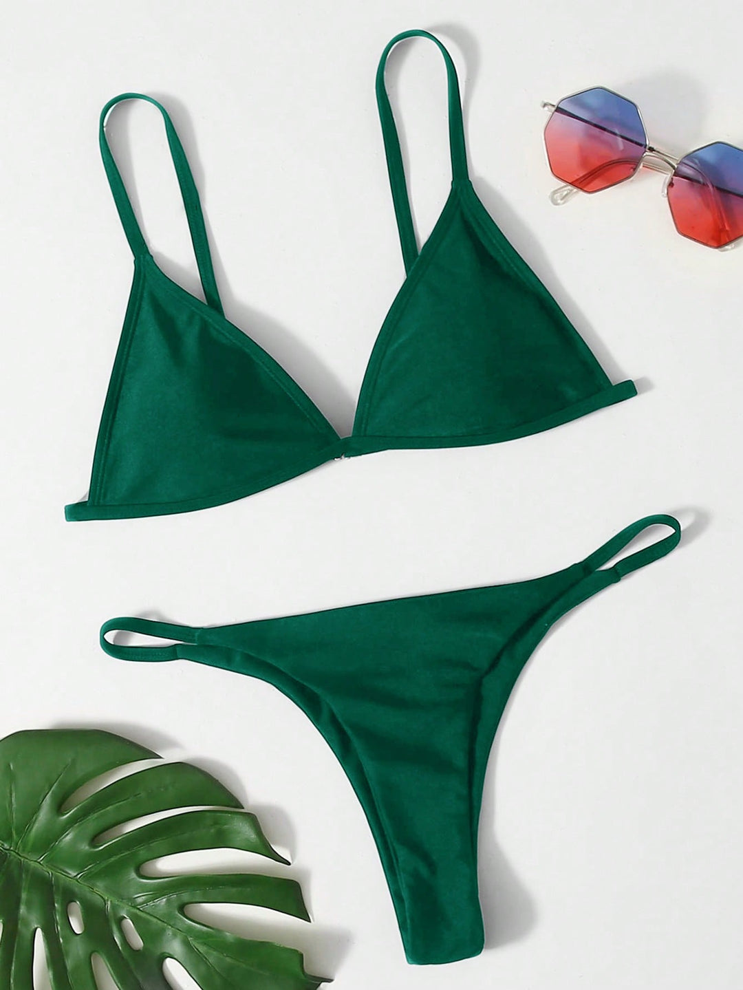 Set bikini SHEIN, verde