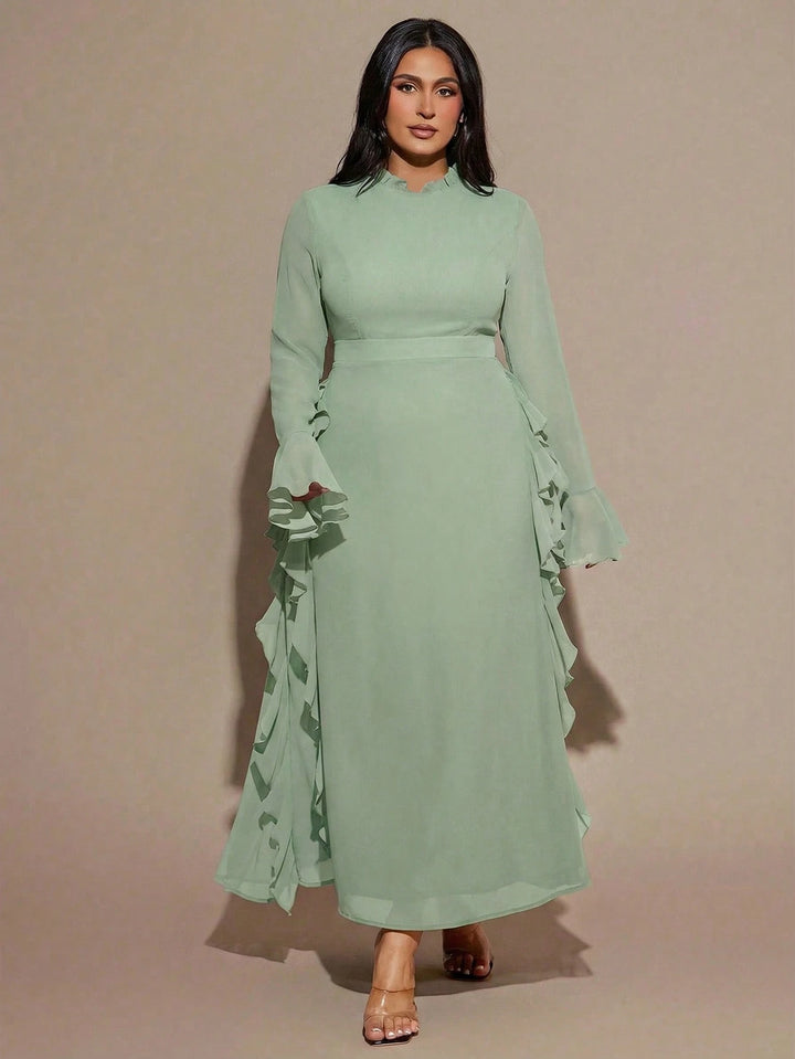Rochie maxi SHEIN, verde