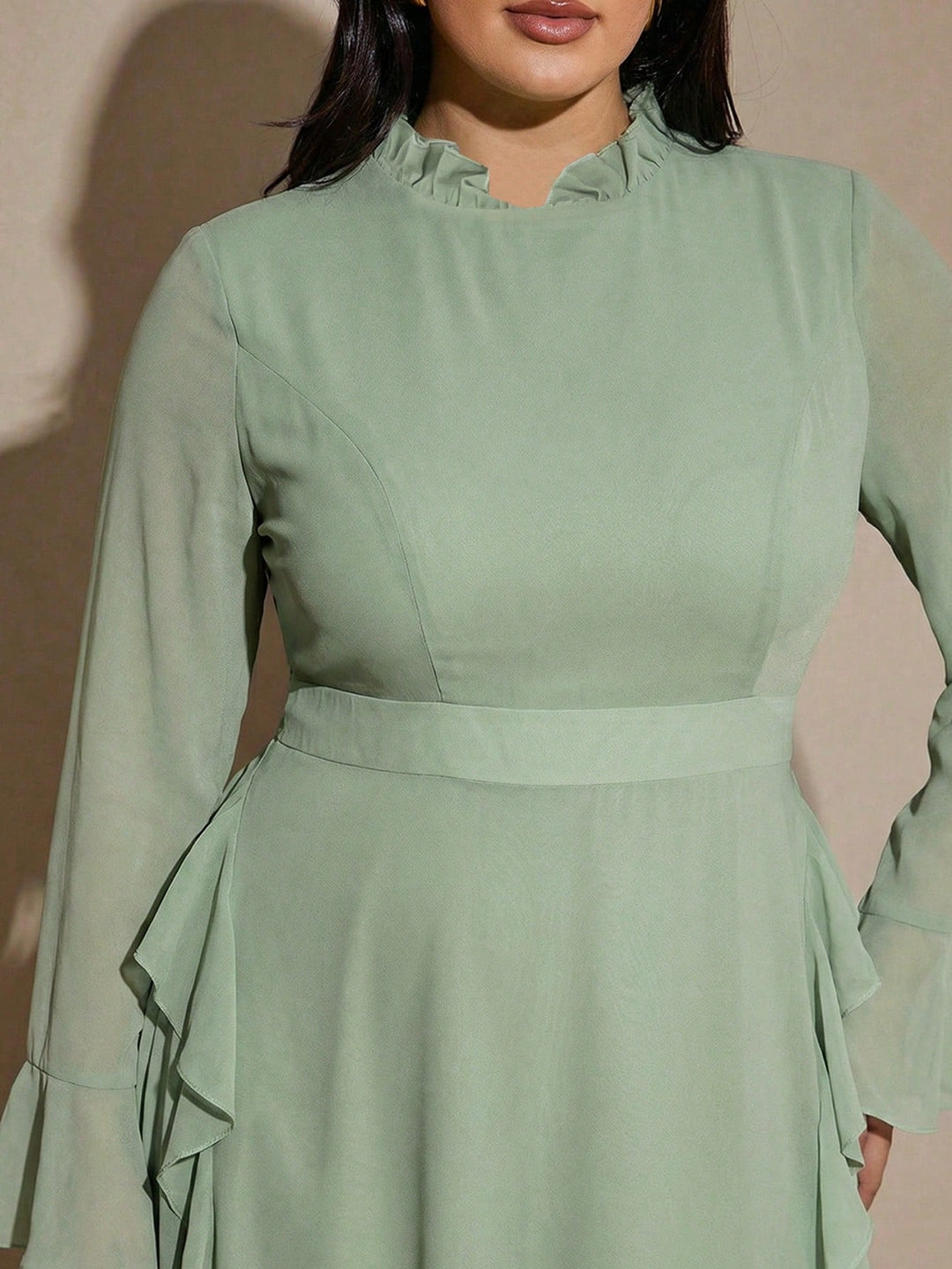 Rochie maxi SHEIN, verde