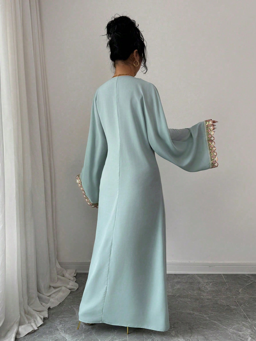 Rochie maxi SHEIN, kaki