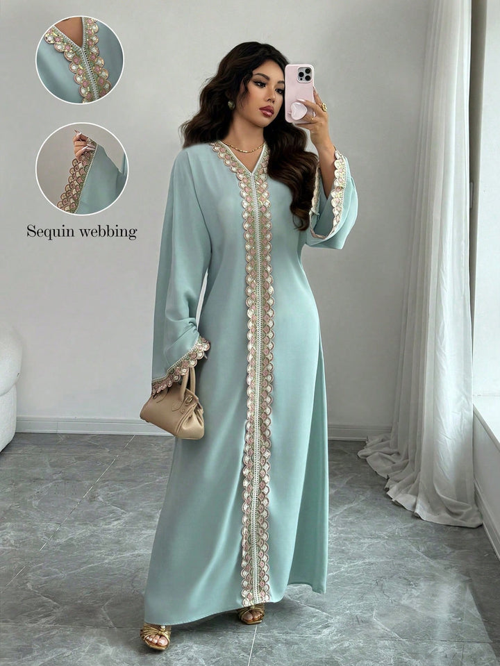 Rochie maxi SHEIN, kaki