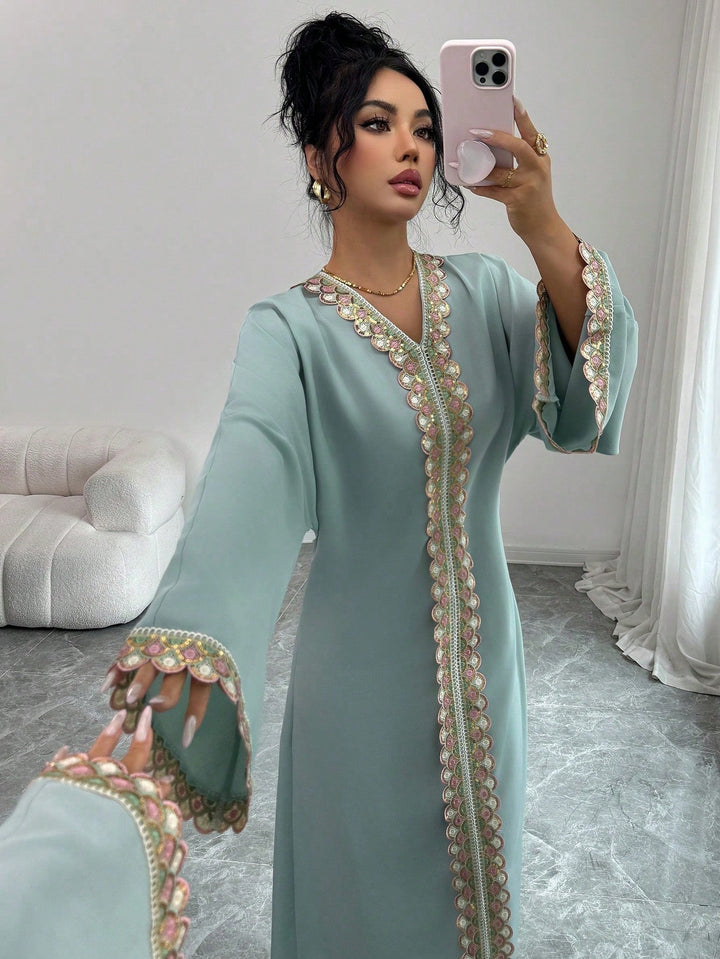 Rochie maxi SHEIN, kaki