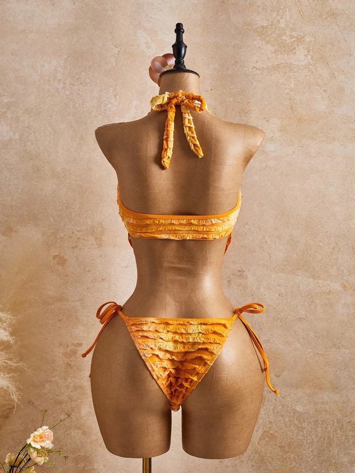 Costum de baie SHEIN, portocaliu