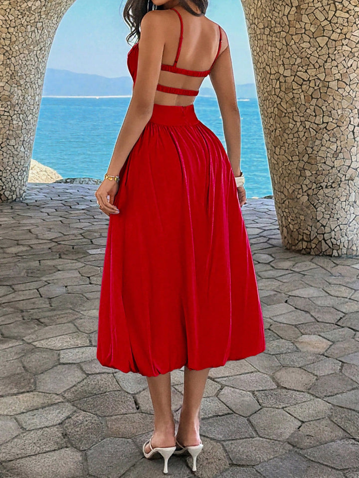 Rochie maxi SHEIN, roșu