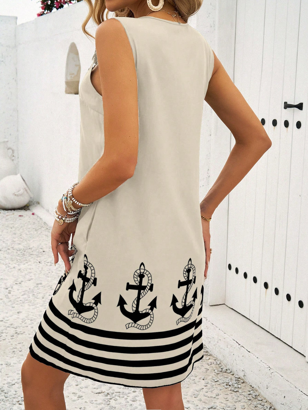 Rochie scurtă SHEIN, bej