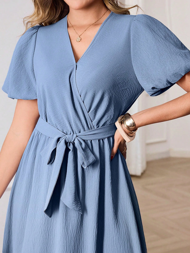 Rochie midi SHEIN, albastru