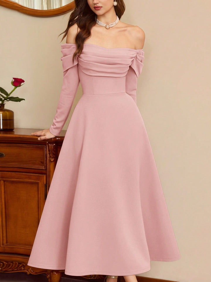 Rochie maxi SHEIN, roz