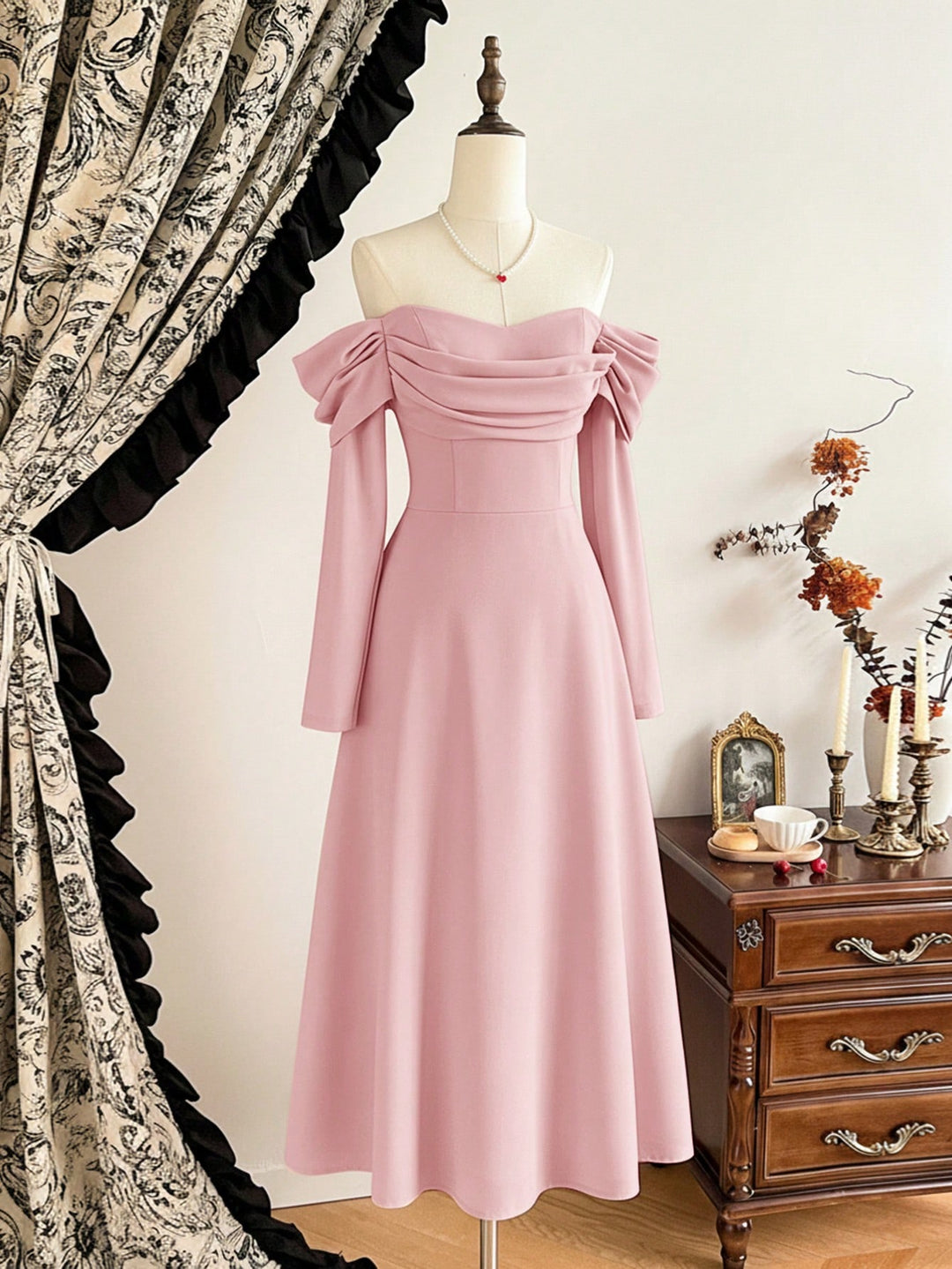 Rochie maxi SHEIN, roz