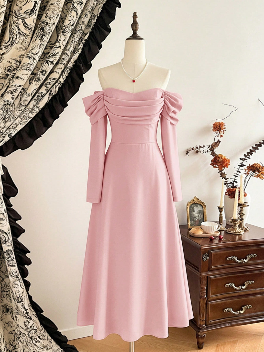Rochie maxi SHEIN, roz