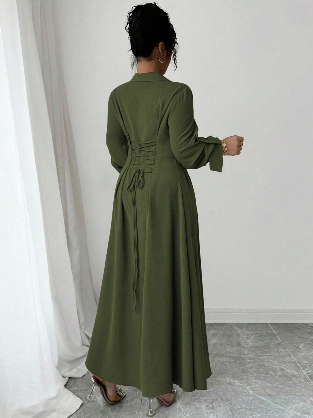 Rochie SHEIN, kaki