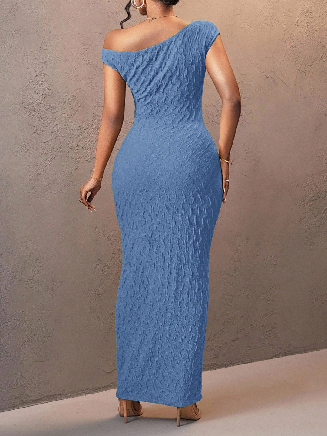 Rochie maxi SHEIN, turcoaz