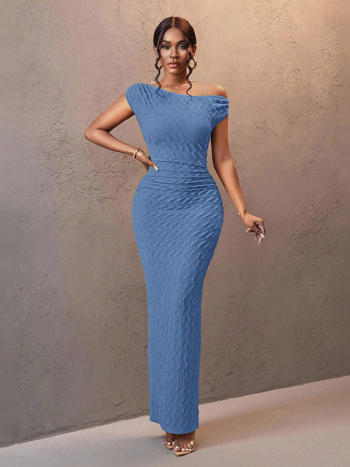 Rochie maxi SHEIN, turcoaz