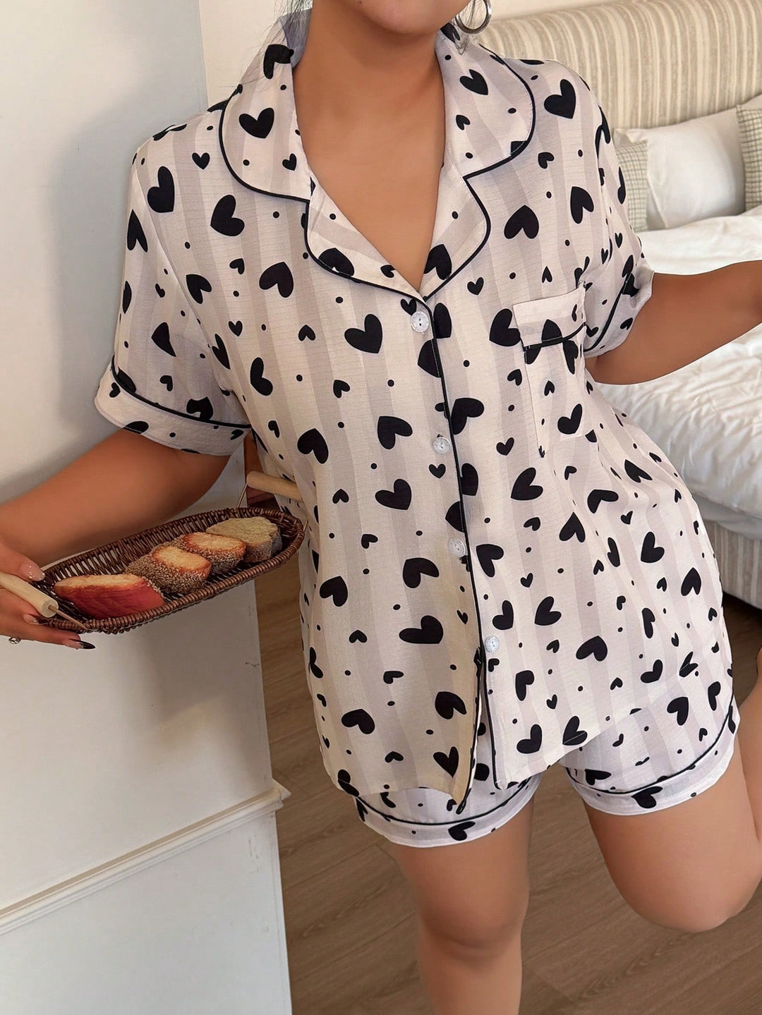 Compleu pijamale SHEIN, mix culori
