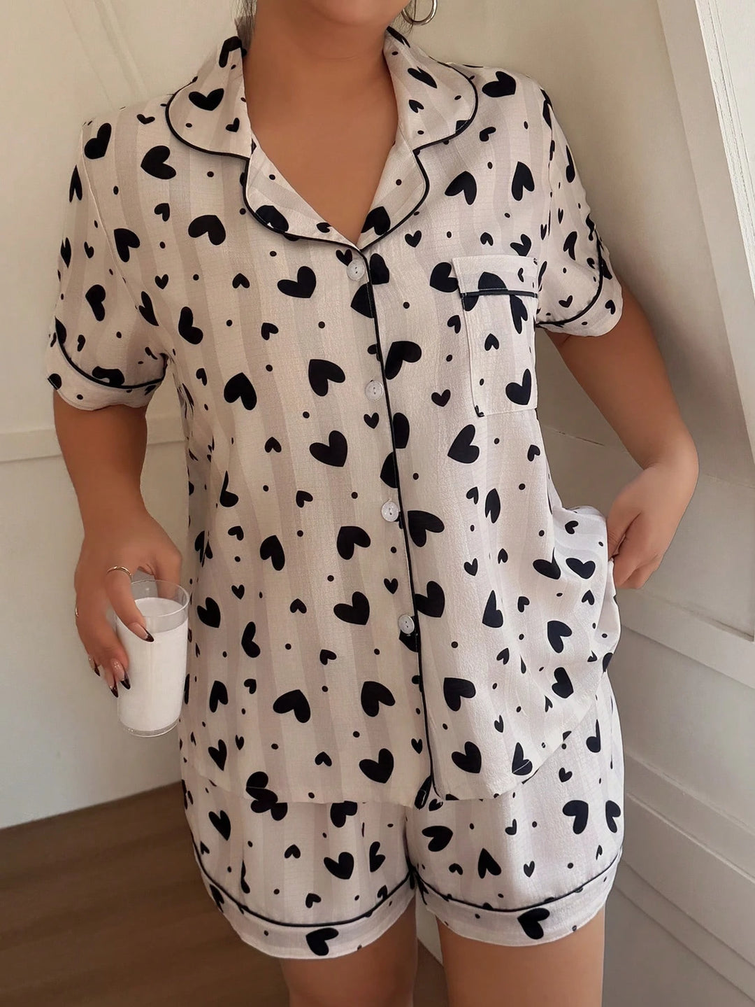 Compleu pijamale SHEIN, mix culori