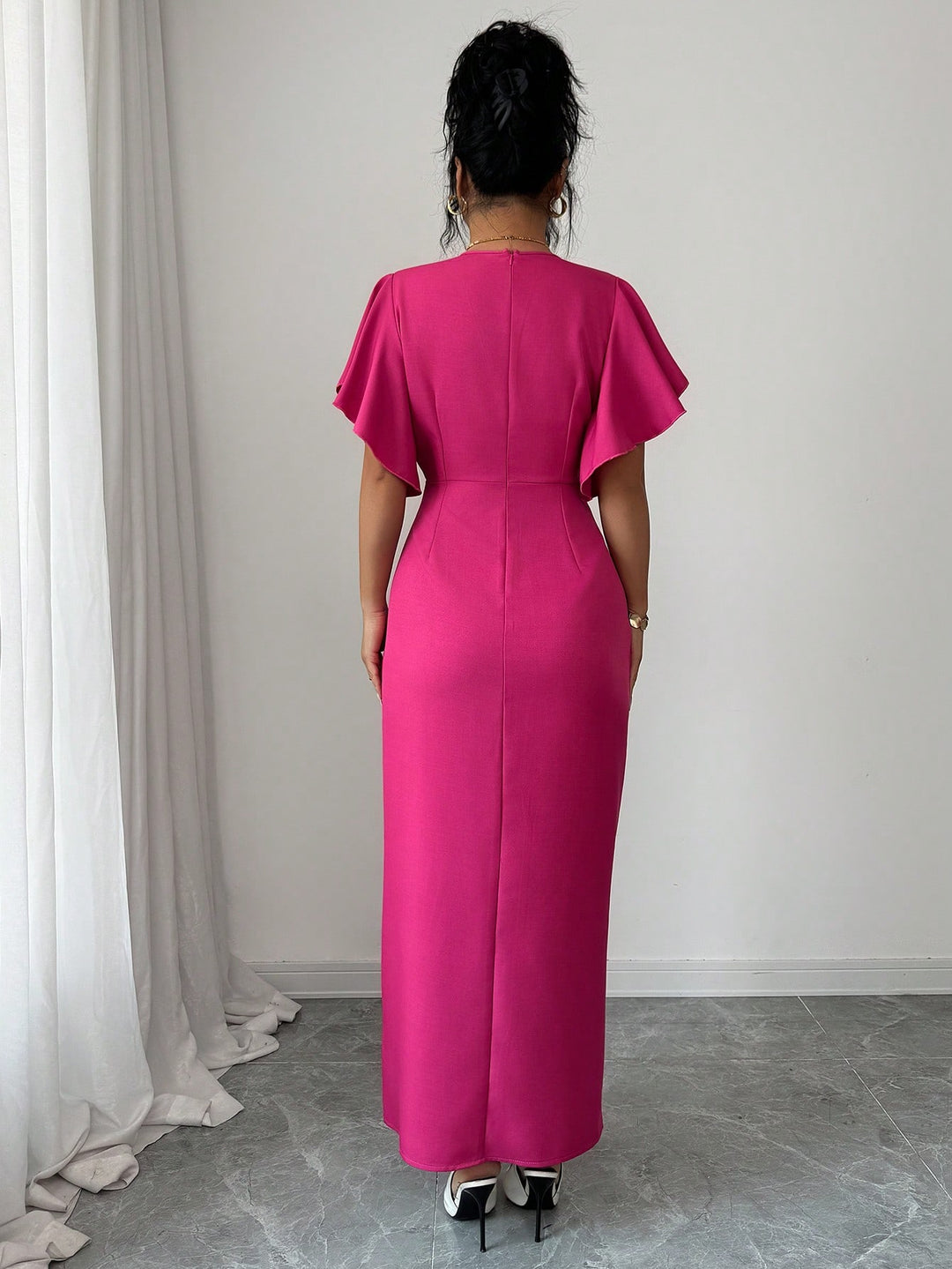 Rochie maxi SHEIN, roz