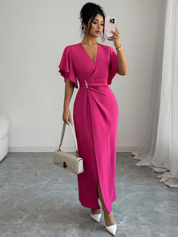 Rochie maxi SHEIN, roz