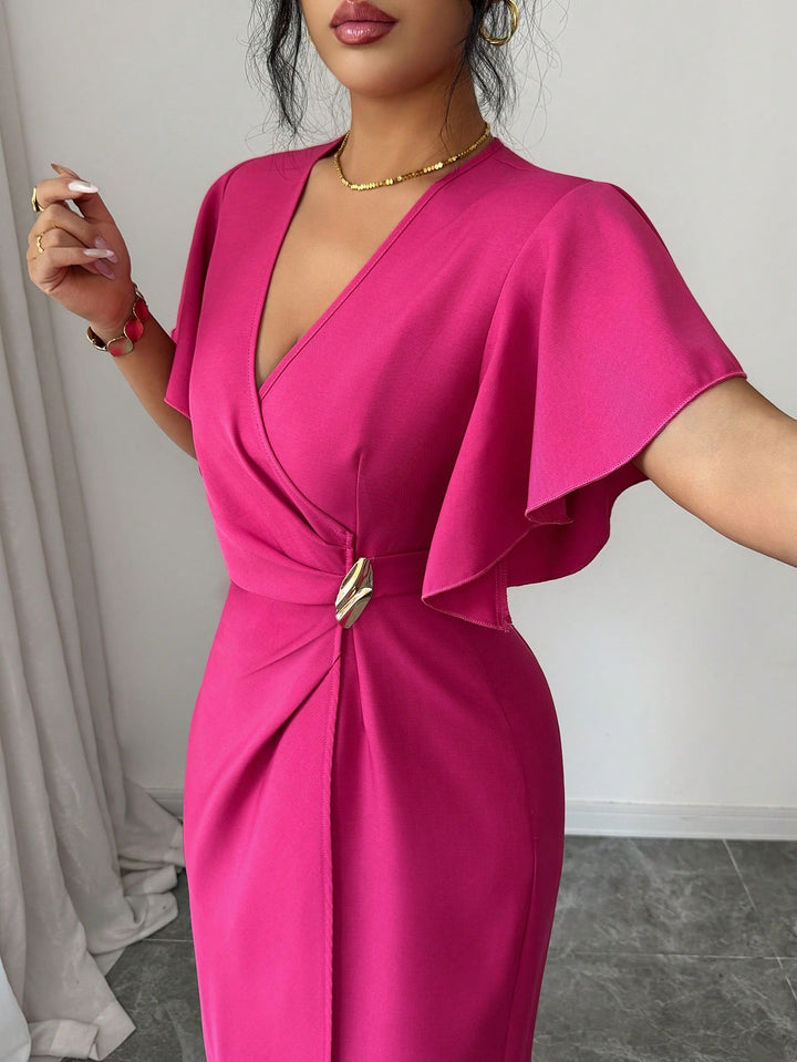 Rochie maxi SHEIN, roz