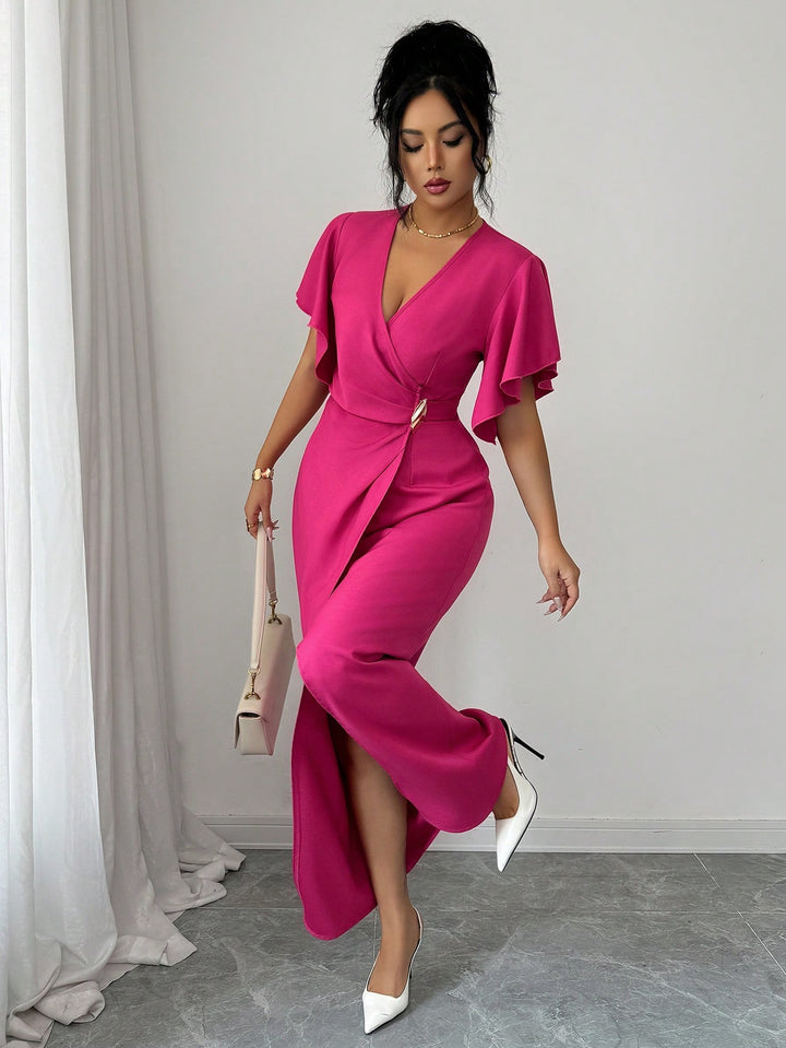 Rochie maxi SHEIN, roz