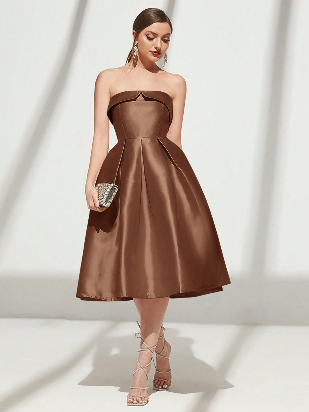 Rochie SHEIN, maro
