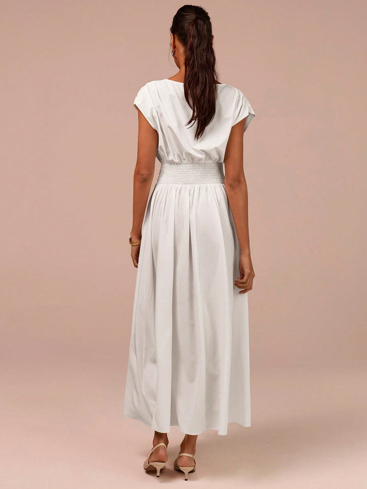 Rochie maxi SHEIN, alb