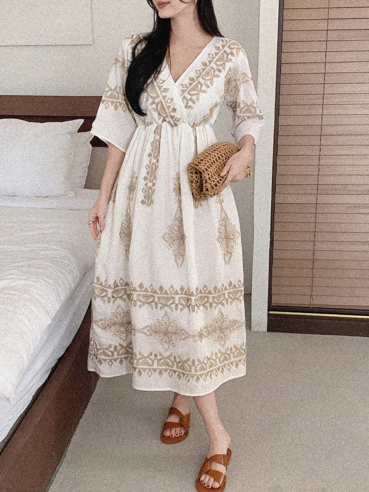 Rochie midi SHEIN, auriu