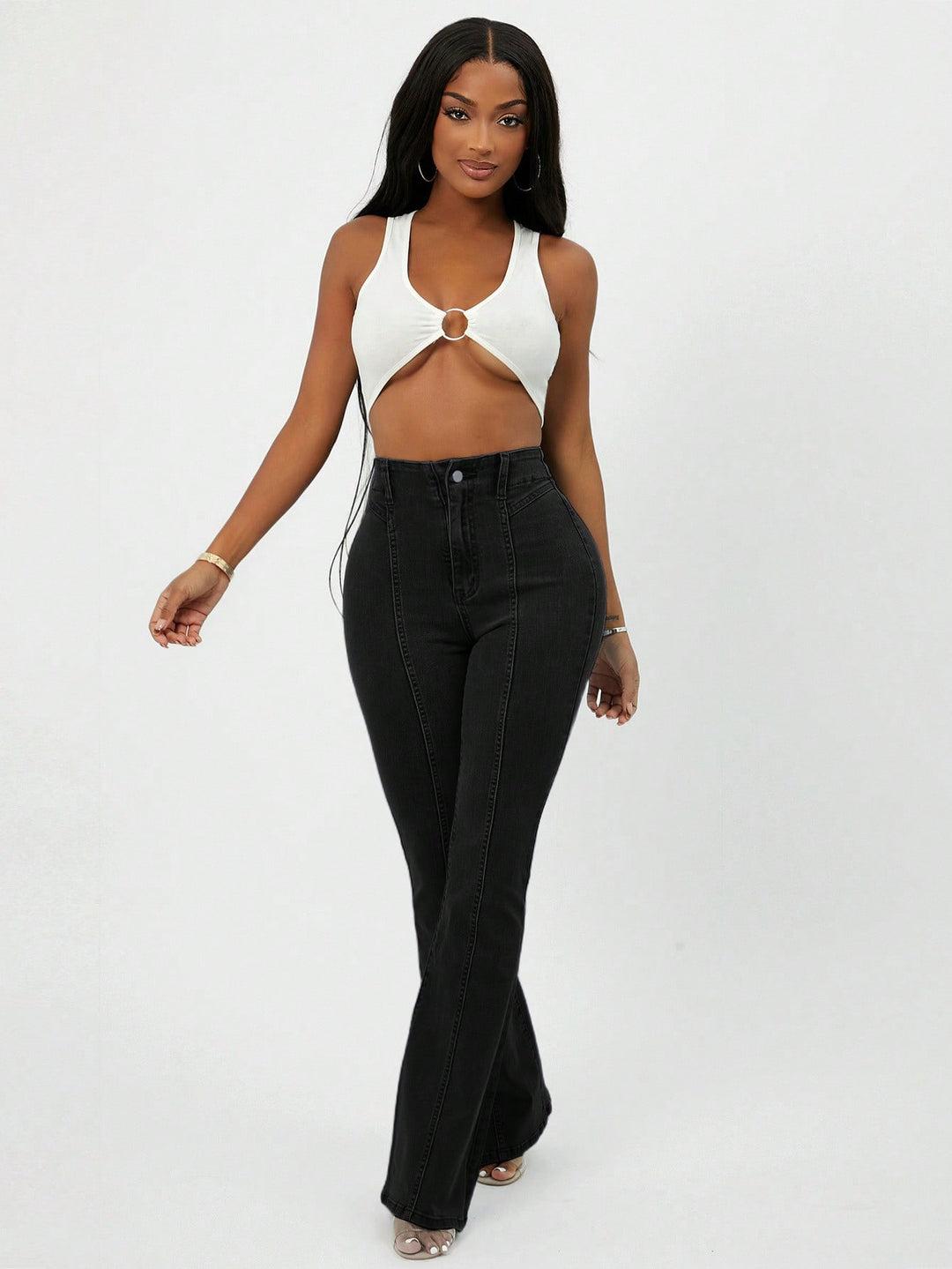 Jeans SHEIN, negru
