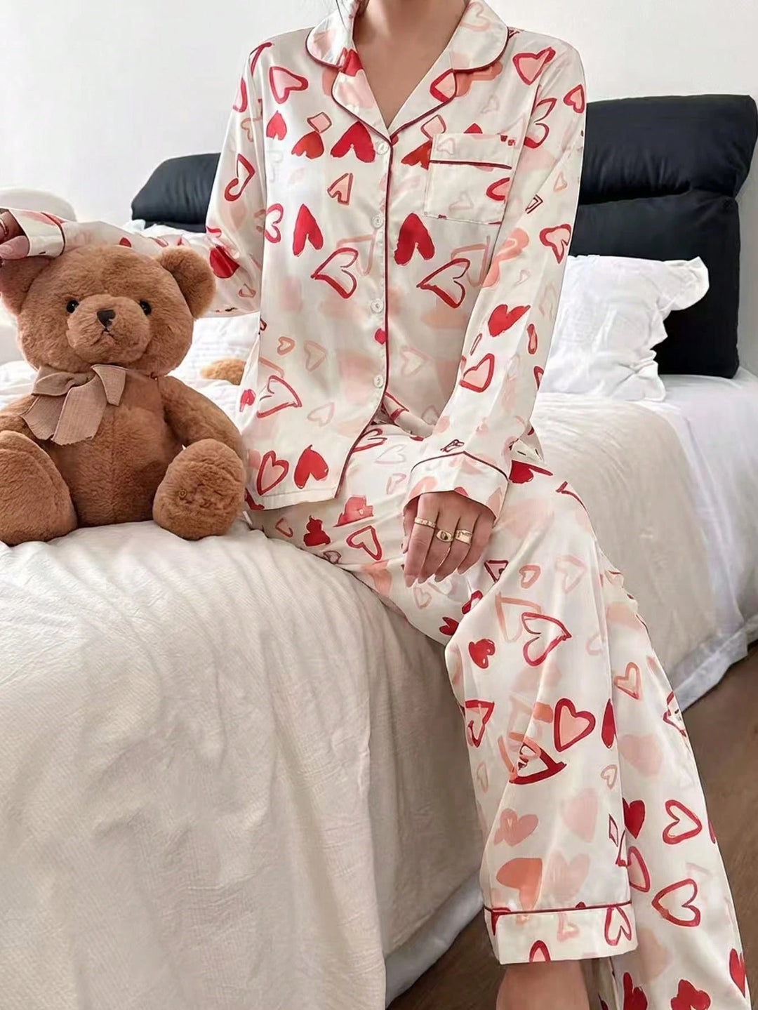 Compleu pijamale SHEIN, mix culori