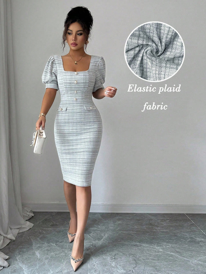 Rochie midi SHEIN, negru