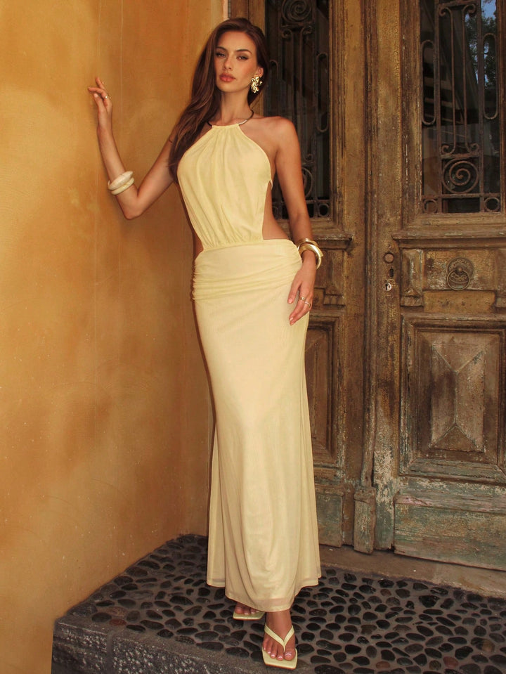 Rochie maxi SHEIN, galben