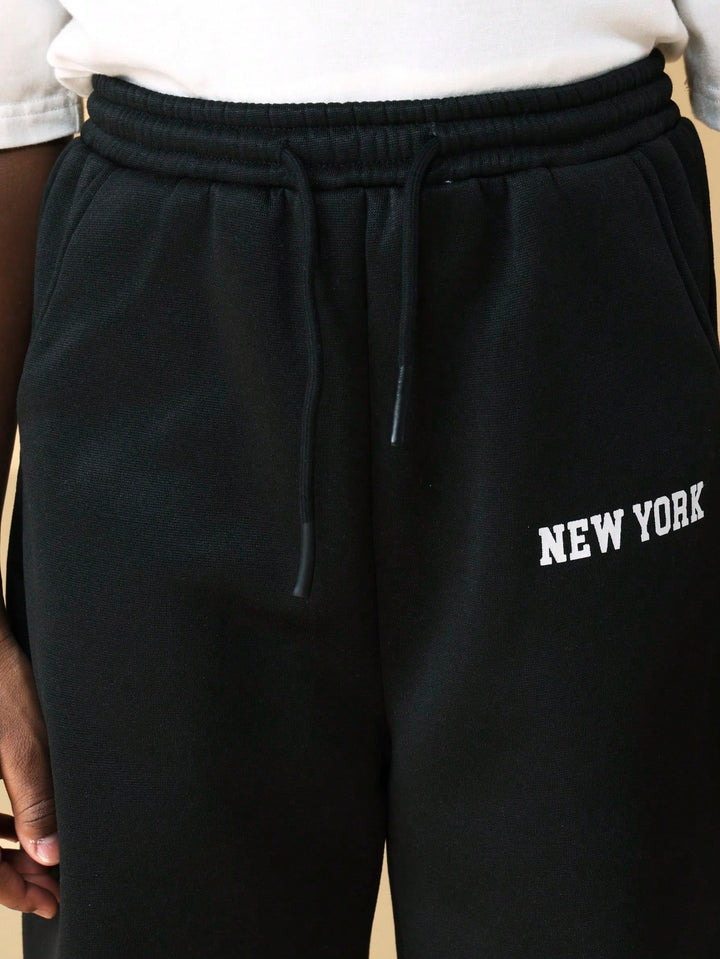 Pantaloni SHEIN, negru
