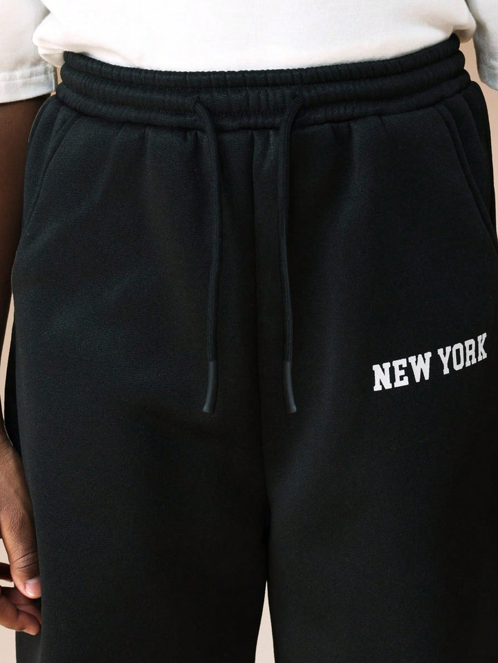 Pantaloni SHEIN, negru