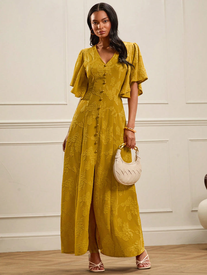 Rochie maxi SHEIN, galben