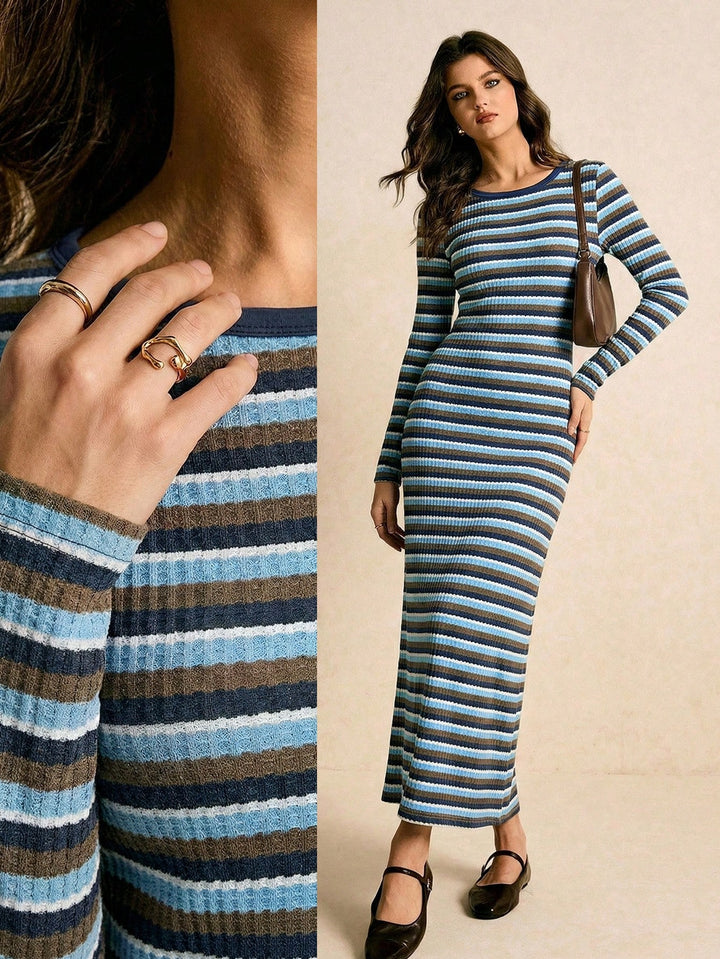 Rochie maxi SHEIN, mix culori