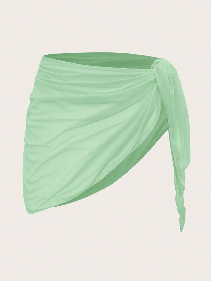 Fustă de plajă SHEIN, verde