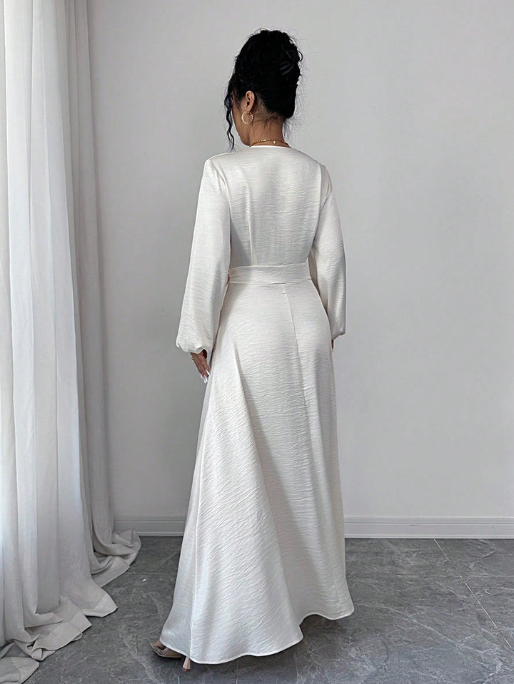 Rochie maxi SHEIN, bej