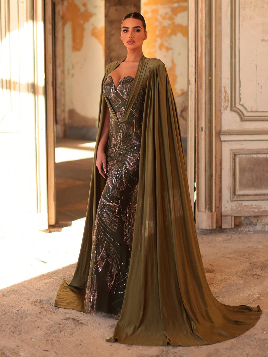 Rochie SHEIN, verde