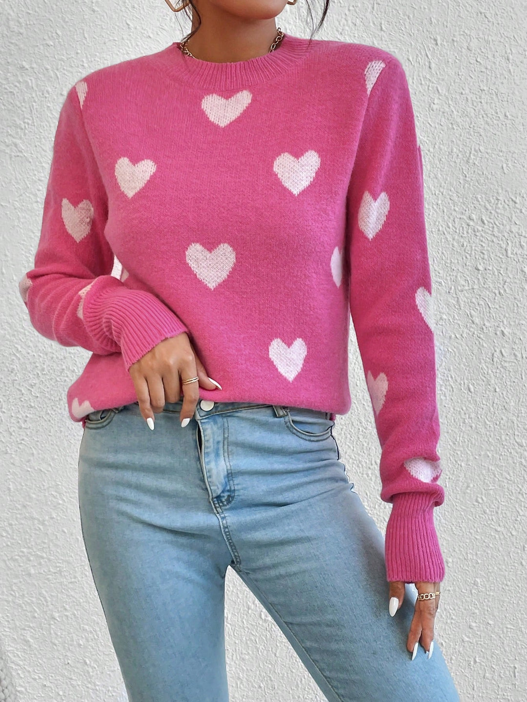 Pulover SHEIN, roz