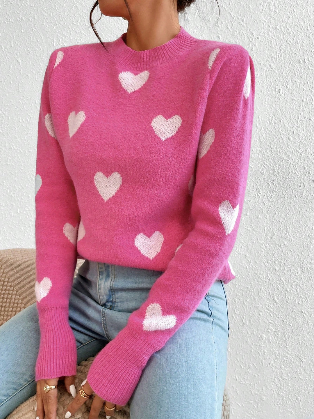 Pulover SHEIN, roz